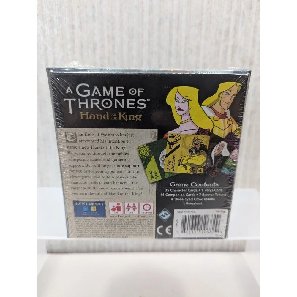 A Game of Thrones ...        Hand of the King Card Game for 2 to 4 Players